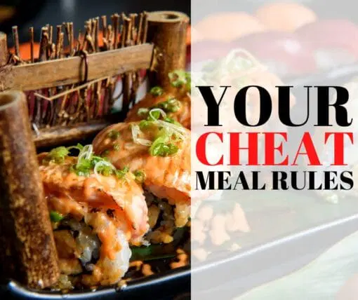 Cheat meal rules based on body fat percentage from Rowlett Transformation Center