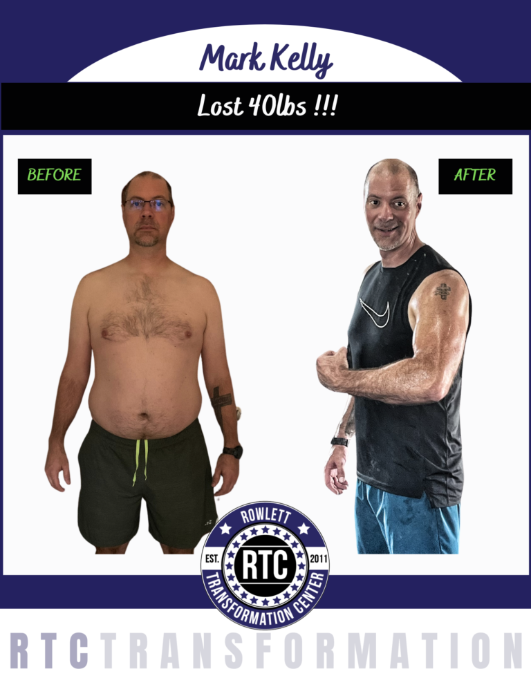 weight loss results before and after Rowlett TX