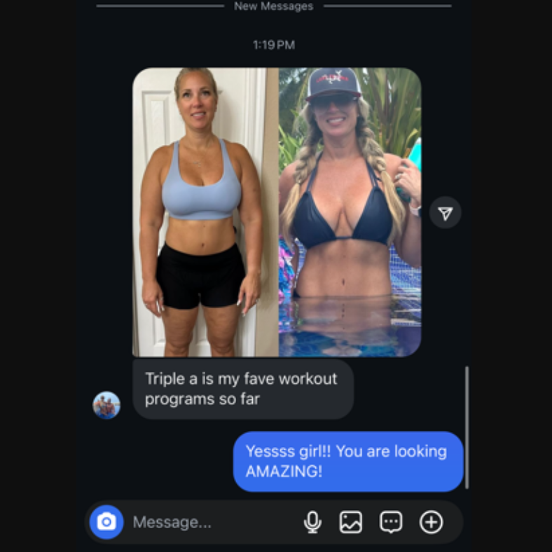 Katy Total Body Transformation | Personal trainer coaching a client at Rowlett Transformation Center
