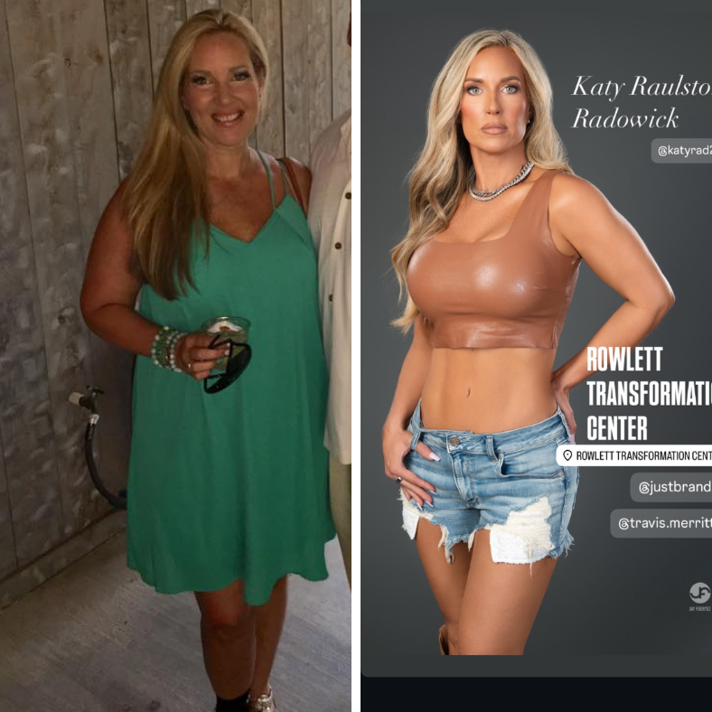 Katy Total Body Transformation | Personal trainer coaching a client at Rowlett Transformation Center